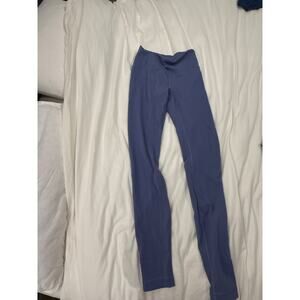 Lululemon waterdrop blue wunder train leggings size 6